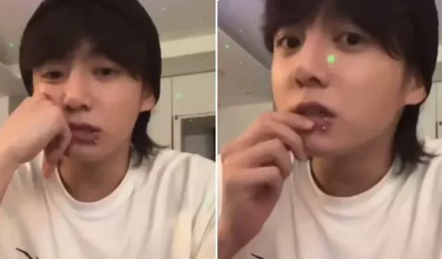 Jungkook de BTS se disculpa con ARMY por hacerse un piercing en el labio después de los tatuajes