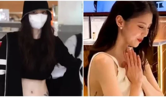 I “luoghi dei tatuaggi” di Han So Hee hanno sorpreso i netizen