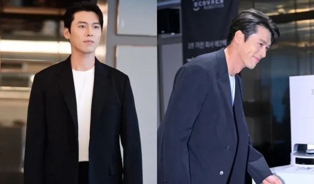 Hyun Bin mostra imagem madura e divertida em photocall de eletrodomésticos  