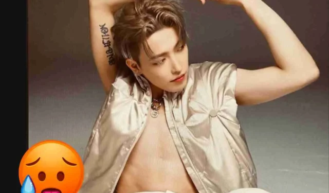 ATEEZ Hongjoong fica sem camisa em sessão de fotos sensacional – os ATINYs estão enlouquecendo! [VER FOTOS]