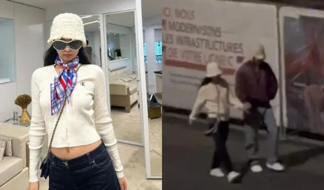 Jennie von BLACKPINK teilt Fotos im gleichen Outfit in ihrem Paris-Date-Video mit V von BTS