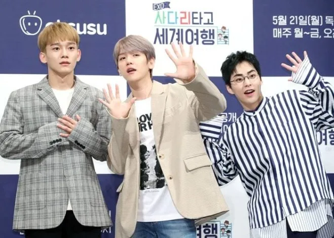 EXO Baekhyun, Xiumin et Chen