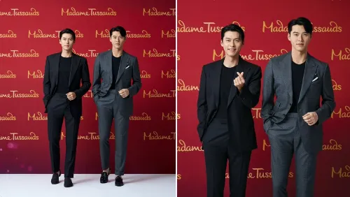 La figura di cera di Hyun Bin svelata per la prima volta a Singapore, Son Ye Jin sarebbe sorpreso