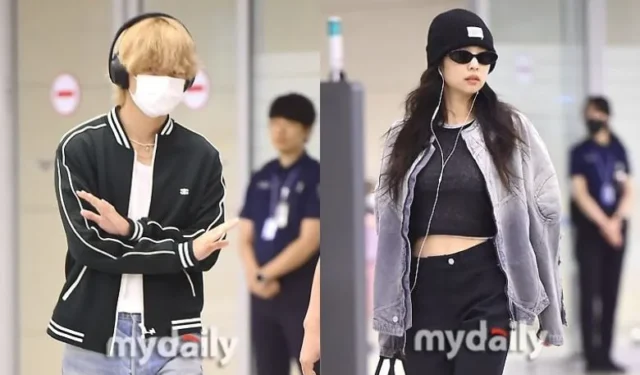 BLACKPINK Jennie e BTS V apareceram no mesmo lugar com 30 minutos de diferença