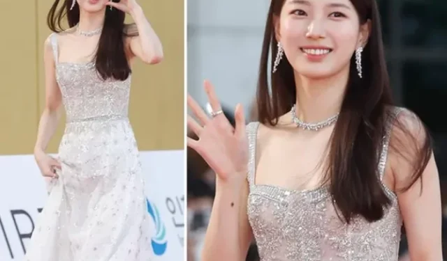 Reinado do tapete vermelho de Suzy Bae: como ela arrasou no segundo prêmio Blue Dragon Series com joias e alta costura opulentas