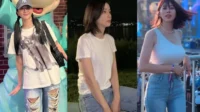 Odświeżająca moda na białe koszulki i dżinsy: BLACKPINK Jisoo, Lee Bo Young i Seo Dong Joo prezentują stylowy wygląd