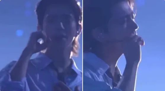 K-netizens reaccionan a SEVENTEEN Joshua siendo atrapado haciendo una sincronización de labios en un concierto