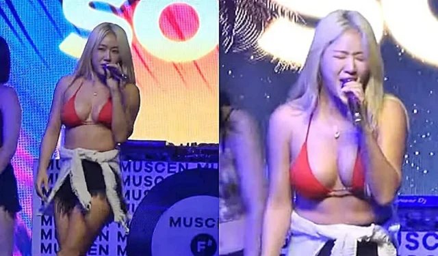 Soyou erobert die Poolparty-Bühne mit einem beispiellosen String-Bikini 