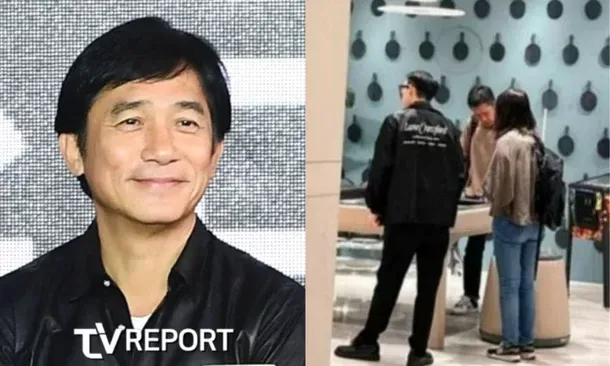 Tony Leung é flagrado com uma mulher misteriosa em uma loja de departamentos “Cubra o rosto às pressas com uma máscara”