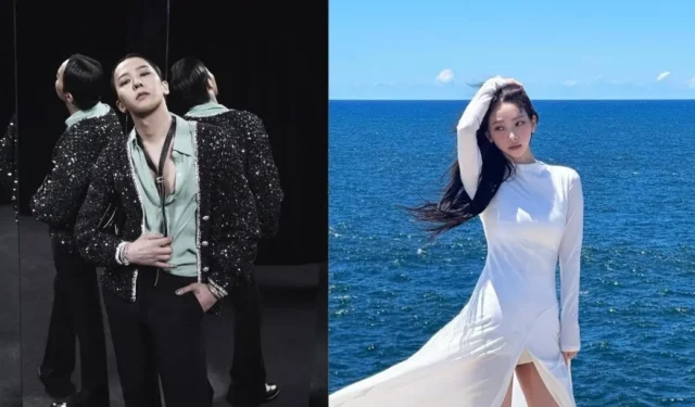 BIGBANG G-Dragon rompe Internet con una mossa sorprendente su IG Post di aespa Karina