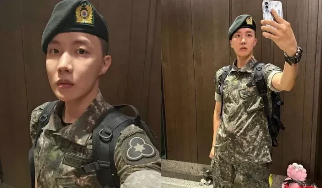 BTS J-Hope terminó sus vacaciones, ansioso por regresar como asistente de instructor militar