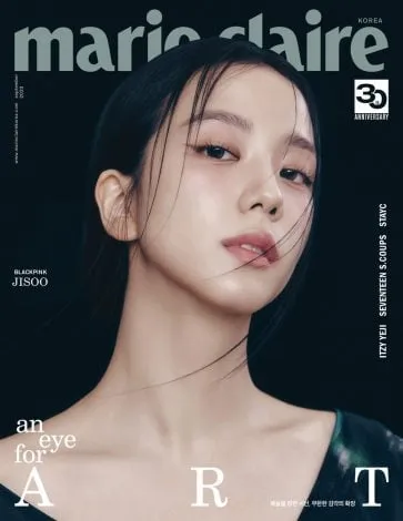 Jisoo czarnoróżowa Marie Claire