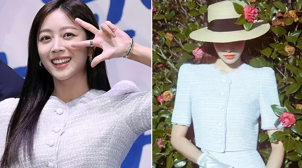 O atraente traje de tweed de Jo Bo-ah revela uma surpresa – roupas e acessórios que valem mais de 40 milhões de won