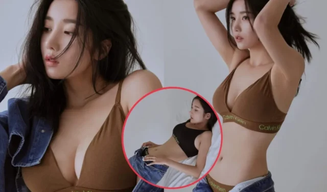 Kwon Eunbi sfoggia una figura slanciata e una bellezza naturale nell’ultimo servizio fotografico di Calvin Klein