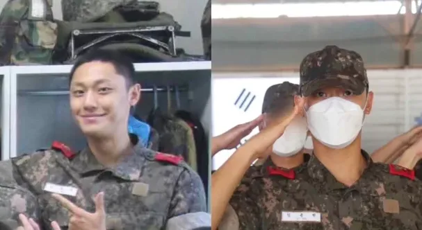 O paradeiro de Lee Do Hyun no serviço militar com cabelo curto e distintivo vermelho foi revelado