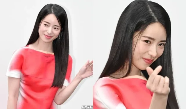 Lim Ji Yeon surpreende com vestido vermelho ilusão cativante e chama a atenção em evento de marca de luxo