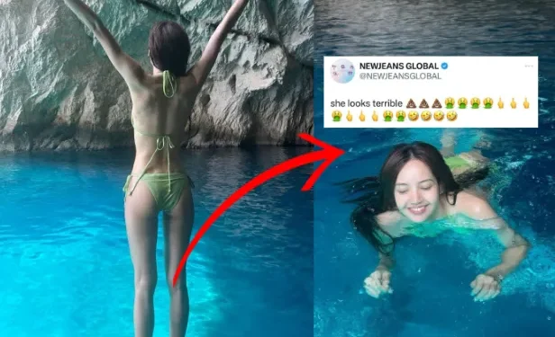 L’account dei fan di NewJeans sotto tiro per i commenti crudeli sullo scatto in bikini di Lisa delle BLACKPINK: “Sembra terribile”