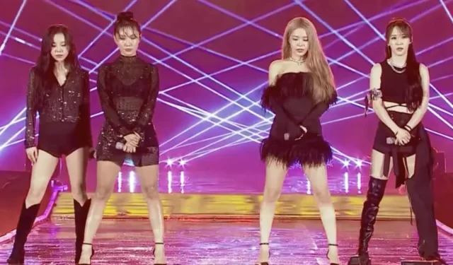 Inquiet de glisser « Est-ce que Mamamoo avait vraiment besoin de ‘l’esprit de combat des talons hauts’ sous une pluie battante? »