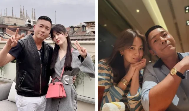 Song Hye Kyo passe du bon temps avec son vieil ami et coiffeur 