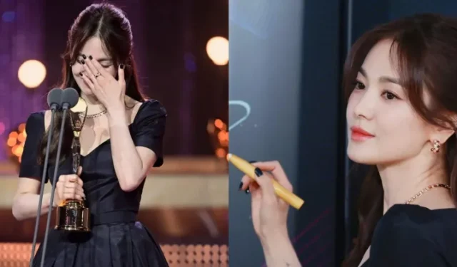 Song Hye Kyo merita il Gran Premio per la lealtà “Guardando lo spettacolo di ‘The Glory’ Son Sook”