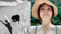 Song Hye Kyo, expressão fofa sob o chapéu “Boas férias”