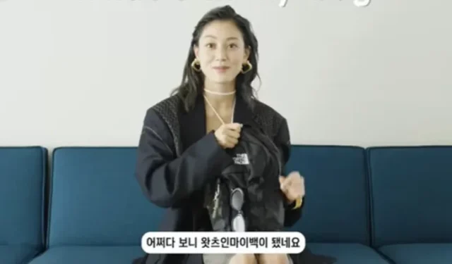 ZWEIMAL stellte Jihyo Produkte vor, die sie kürzlich gekauft hatte: „Sneaker für 200.000 Won und ein Armband für 370.000 Won“.