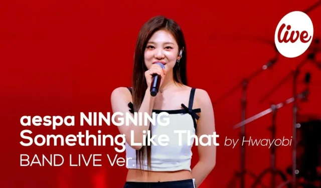 aespa Ning Ning pochwalona za cover utworu „Something Like That” Hwayobi w programie „It’s LIVE”