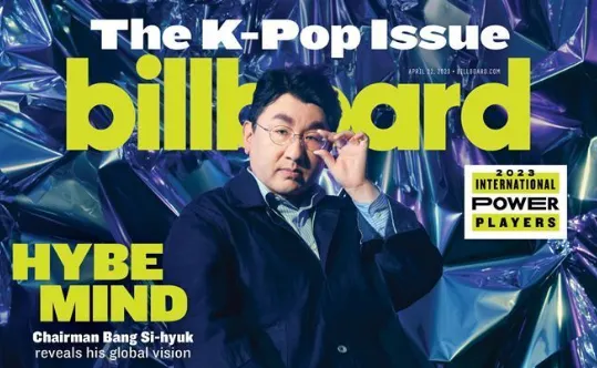 Bang Si-hyuk belegt den dritten Platz unter den Aktientitanen der globalen Musikindustrie