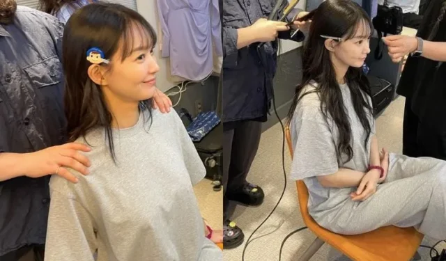 Shin Min-ah è radioso senza sforzo anche durante il trucco