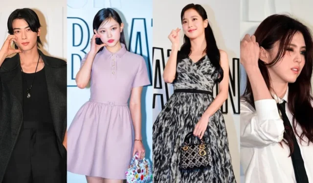 ASTRO Cha Eun Woo, NewJeans Haerin, mais: 7 K-Stars que roubaram os holofotes na exposição ‘Lady Dior’