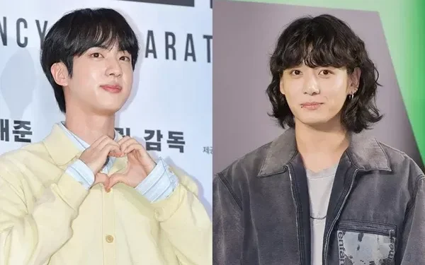 BTS Jin comemora o aniversário de Jungkook enquanto servia no exército “Eu depositei mesada de aniversário para você”