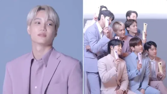 EXO Kai revela lado alegre durante ensaio fotográfico da marca com todo o grupo