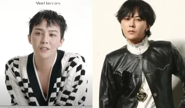 L’atteggiamento di G-Dragon durante l’intervista suscita preoccupazione tra i fan