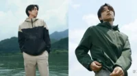 Gong Yoo luce perfectamente nuevas chaquetas cortavientos como embajadora de 12 años de Discovery Expedition