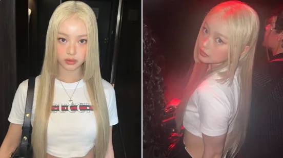 I K-netizen danno reazioni contrastanti sui capelli biondi di NewJeans Hanni all’evento Gucci