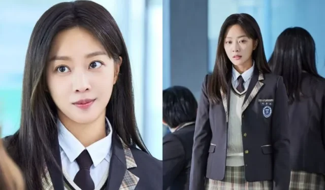 Jo Bo Ah usa uniforme escolar e exibe visual de “primeiro amor” mesmo na casa dos 30 anos