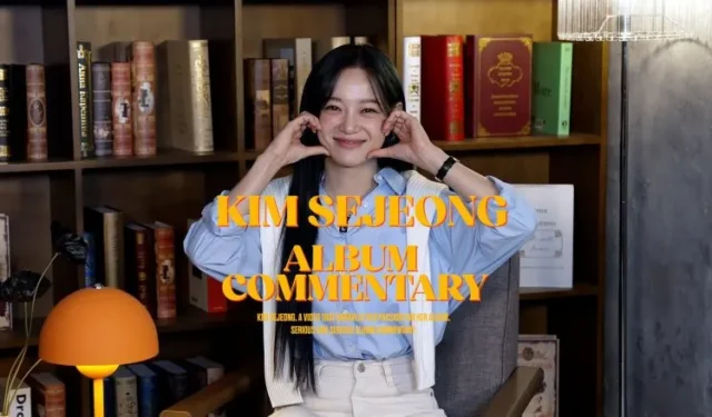 Kim Sejeongs Album Behind the Scenes enthüllt