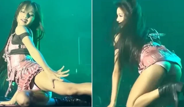 Lisa de BLACKPINK dégage un charme provocateur sans précédent avec « Split Pose » lors d’un concert aux États-Unis