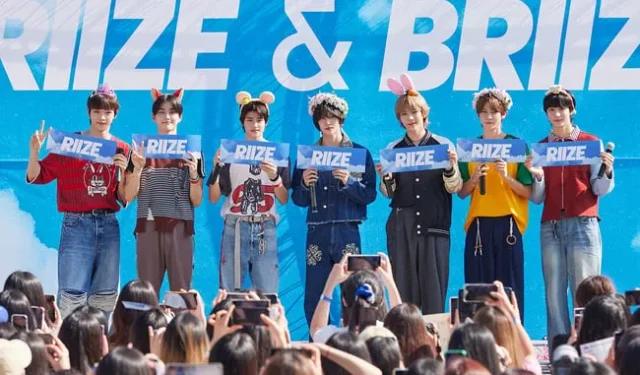 O grupo novato da SM, RIIZE, prova enorme popularidade com o primeiro mini fanmeeting atraindo 1.200 fãs