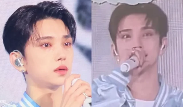 SEVENTEEN Joshua rompe a llorar en un concierto luego de una controversia en sus citas