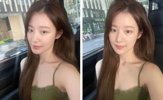 La beauté radieuse de Shuhua brille même dans un moment à visage nu