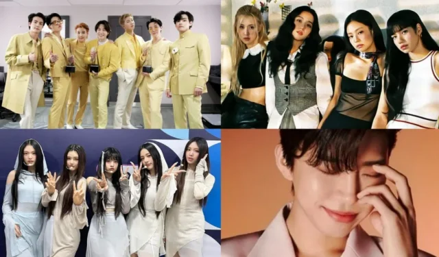 12 solistas e grupos de K-pop que reinam em outubro de 2023, classificações de reputação de marca