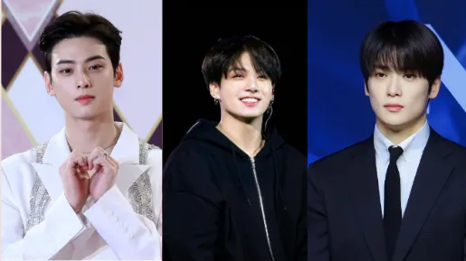 ASTRO Cha Eun Woo, BTS Jungkook, NCT Jaehyun