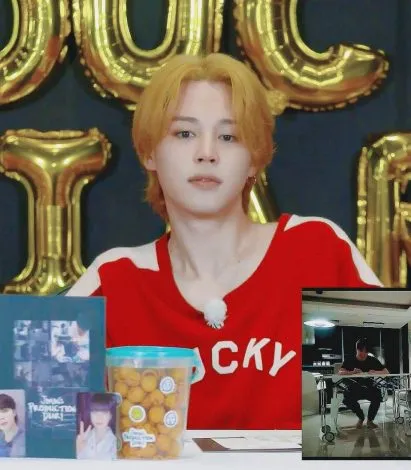 bts jimin pelo amarillo