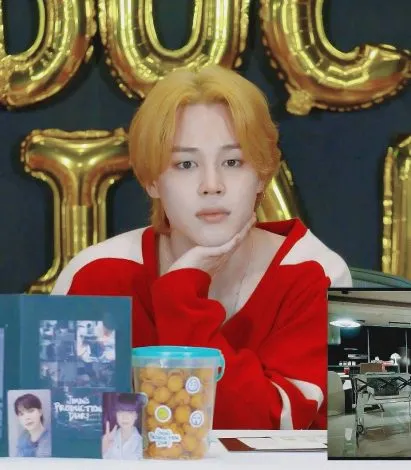 bts jimin pelo amarillo