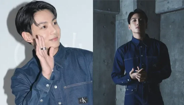 BTS Jungkook 最近在 Calvin Klein 拍攝的照片引起了廣泛關注：“他偷看的方式…”