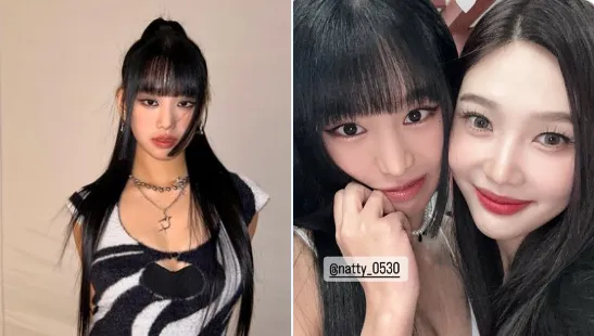 Natty von KISS OF LIFE hat ein süßes Wiedersehen mit Joy und Seulgi von Red Velvet