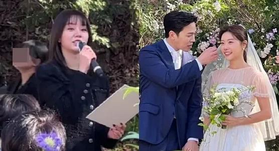 Hyeri vom Girl’s Day hielt am Hochzeitstag eine tränenreiche Glückwunschrede an Sojin