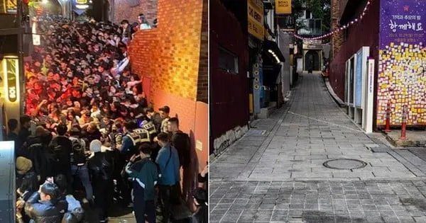 Wie geht es der Itaewon Alley ein Jahr nach der Massenkatastrophe? 