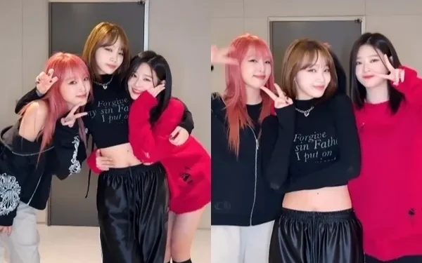 IZ*ONE Friendship Forever… ¡Kim Chae Won, Choi Yena y Kim Min Joo se reunieron!